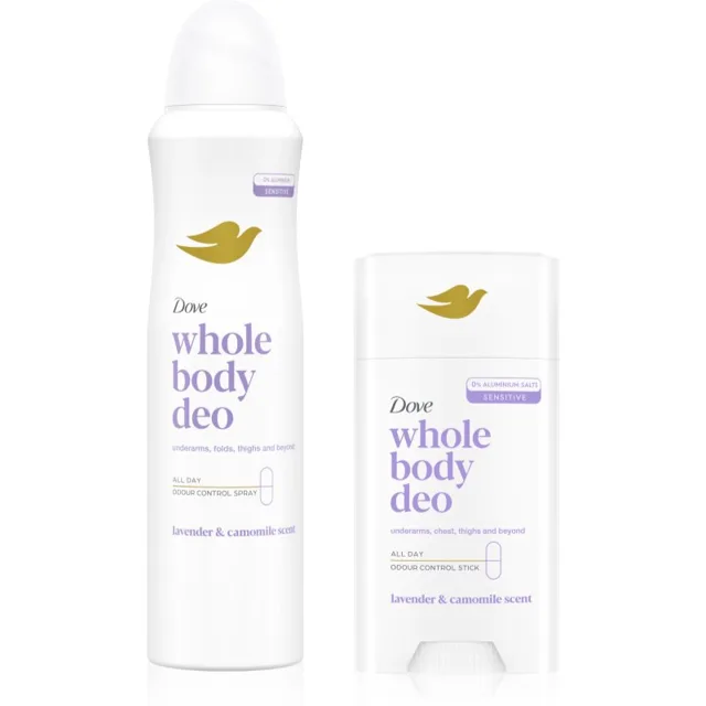 Dove Whole Body Deo Lavender & Chamomile sada na tělo