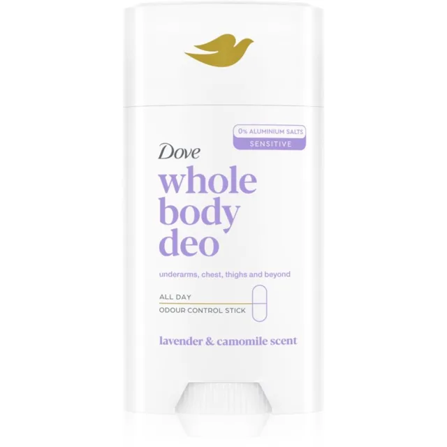 Dove Whole Body Deo Lavender & Chamomile tuhý deodorant na tělo 75 ml
