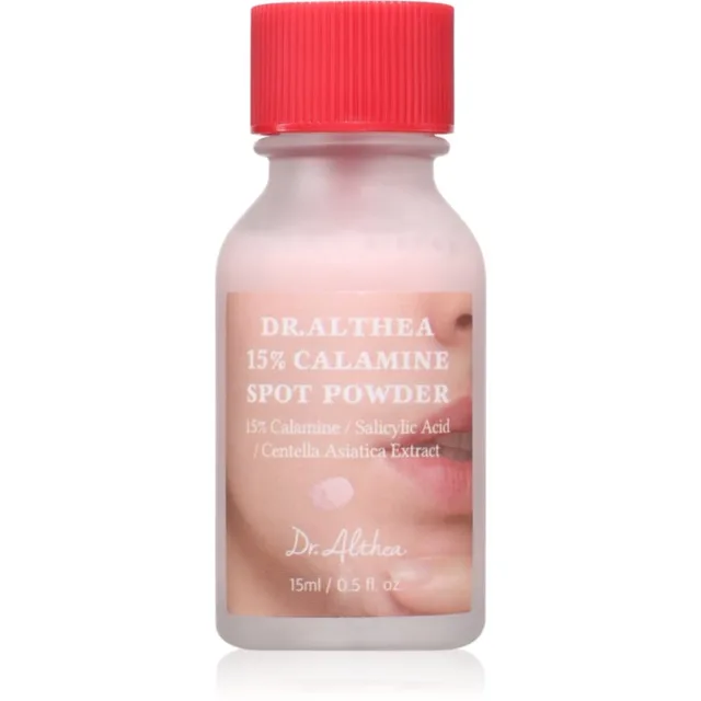Dr. Althea 15% Calamine Spot Powder lokální péče proti akné se zklidňujícím účinkem 15 ml