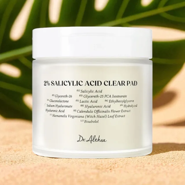 Dr.ALTHEA DR. ALTHEA - 2% Salicylic Acid Clear Pad - Čisticí tamponky s 2% kyselinou salicylovou - 65 ks