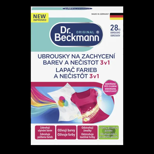 Dr. Beckmann Ubrousky na zachycení barev a nečistot 28 ks