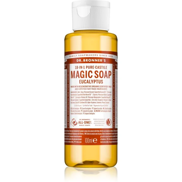Dr. Bronner’s Eucalyptus tekuté univerzální mýdlo 100 ml
