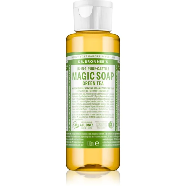 Dr. Bronner’s Green Tea tekuté univerzální mýdlo 100 ml