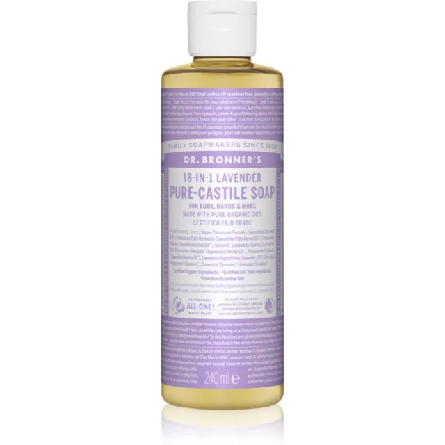 Dr. Bronner’s Lavender tekuté univerzální mýdlo 240 ml