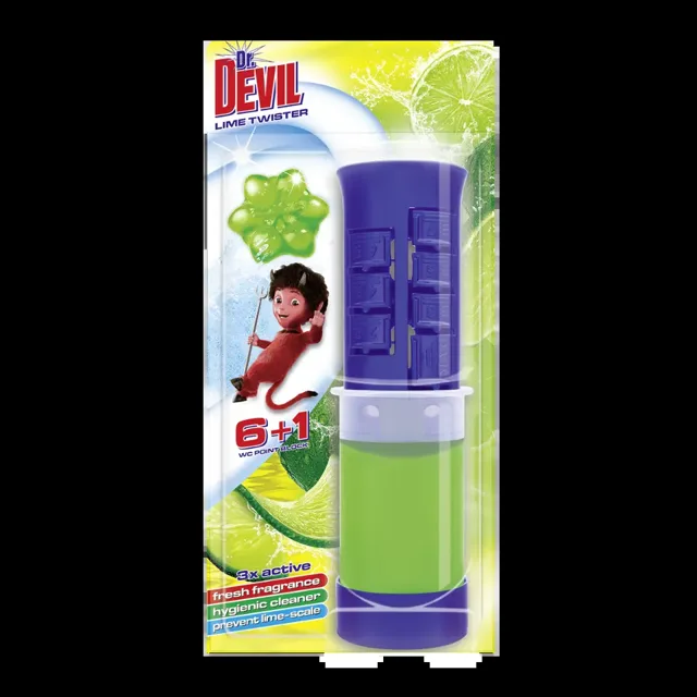 Dr. Devil WC bodový blok Lime Twister 45 ml