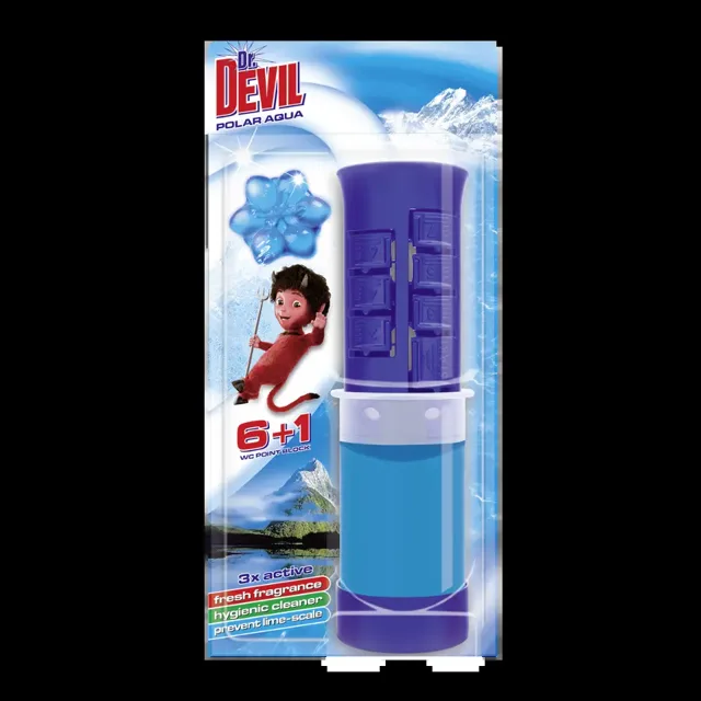 Dr. Devil WC bodový blok Polar Aqua 45 ml