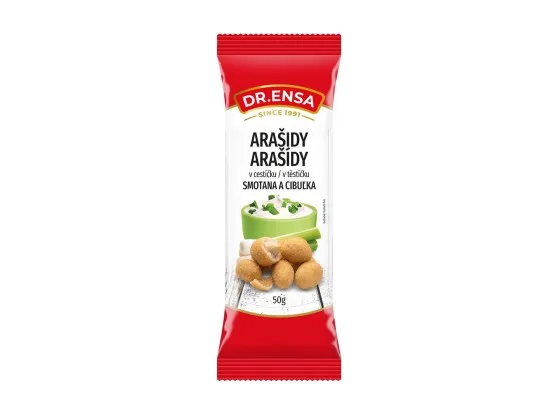 Dr.Ensa arašídy v těstíčku se smetanou a cibulkou 50 g