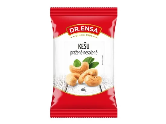 Dr. Ensa kešu pražené nesolené 60 g