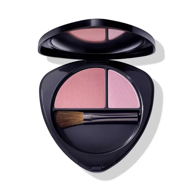 Dr. Hauschka Blush duo 02 Dewy peach tvářenka 5,7 g