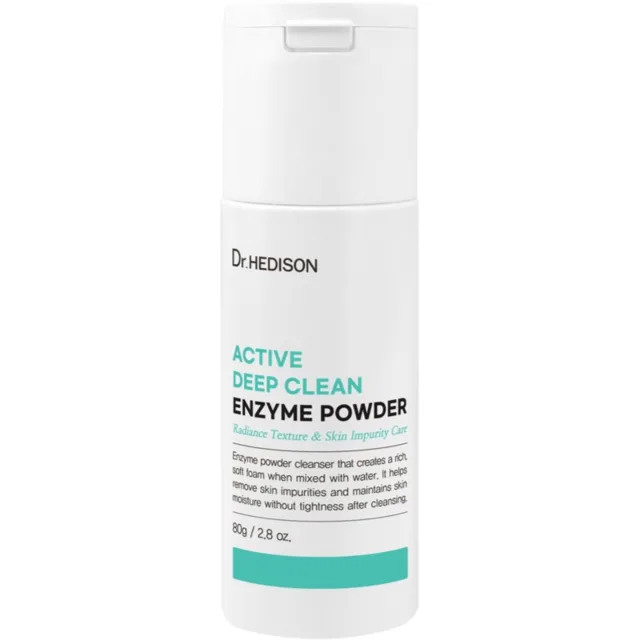 Dr. HEDISON Active Deep Clean Enzyme Powder exfoliační prášek pro krásnou pleť 80 g