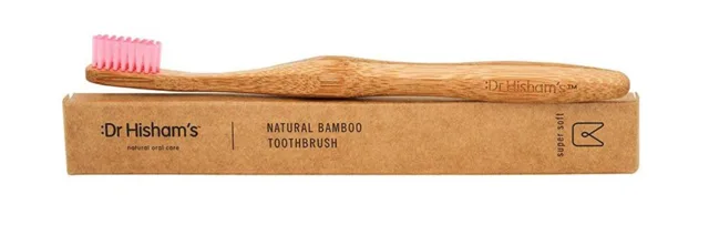 Dr Hisham's Bambusový zubní kartáček, Super soft
