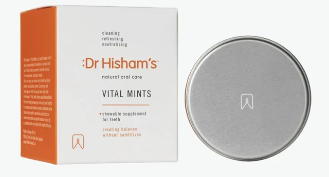Dr Hisham's Vital Mints, Pastilky pro svěží dech, 120 žvýkacích tablet