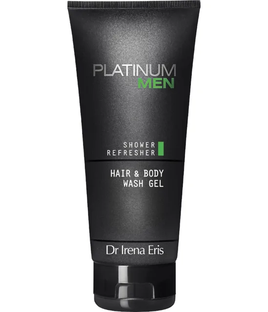 Dr Irena Eris Sprchový gel pro muže Platinum Men Shower Refresher (Hair And Body Wash Gel) 200 ml
