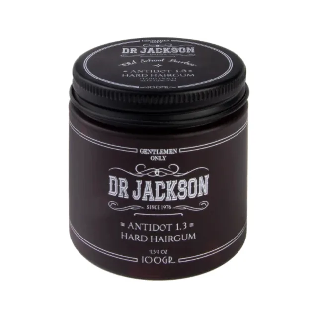 DR JACKSON ANTIDOT 1.3 Hard - Tvarovací guma na vlasy a vousy, silná fixace, 100 gr