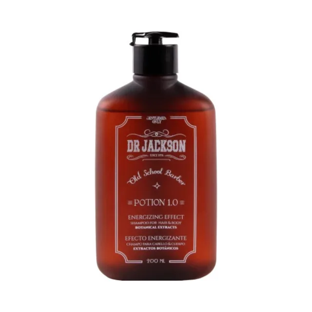DR JACKSON POTION 1.0 - pánský šampon na vlasy (proti lupům) a na tělo, 200 ml