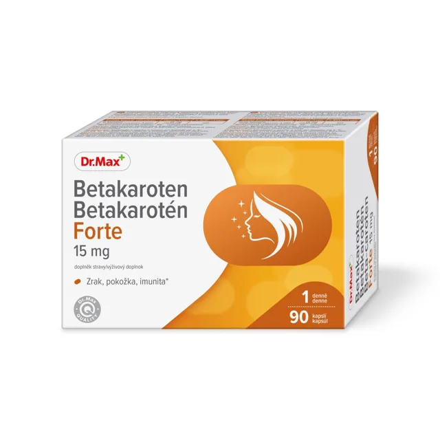 Dr. Max Betakaroten Forte 15 mg 90 kapslí