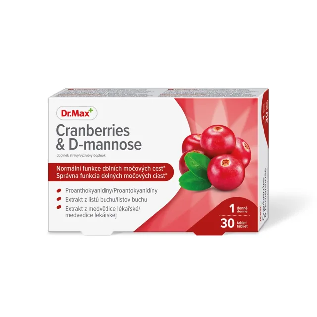 Dr. Max Cranberries & D-mannose 30 tablet