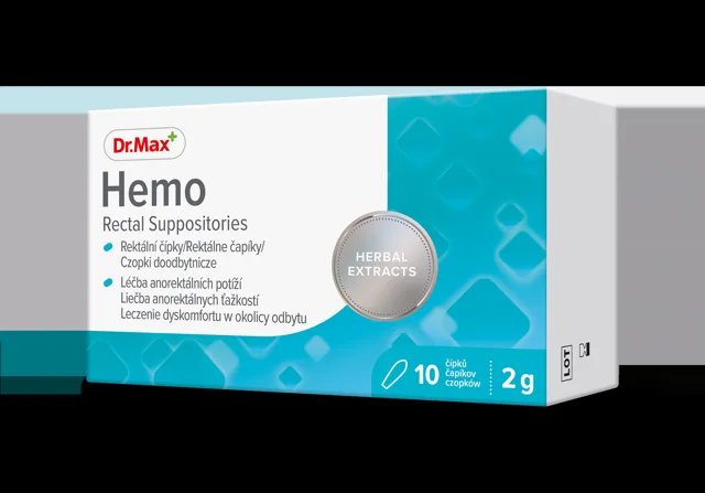 Dr. Max Hemo Rectal Suppositories rektální čípky 10 ks