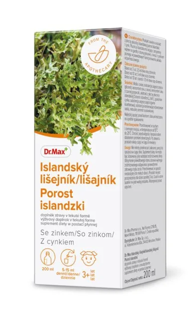Dr. Max Islandský lišejník sirup 200 ml