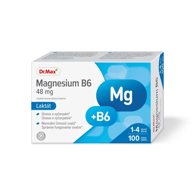 Dr. Max Magnesium B6 48 mg Lactate 100 tablet