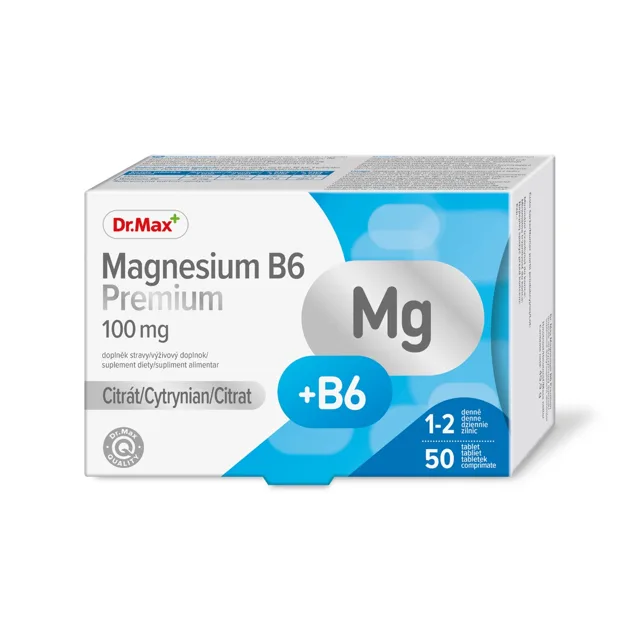 Dr. Max Magnesium B6 Premium 100 mg 50 tablet