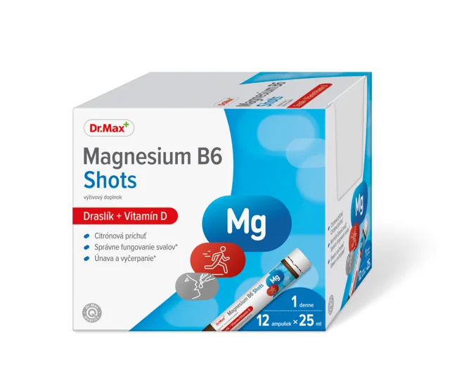 Dr. Max Magnesium B6 Shots 12x25 ml