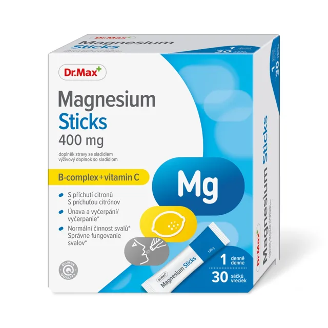 Dr. Max Magnesium Sticks 400 mg 30 sáčků