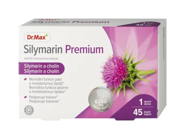 Dr. Max Silymarin Premium 45 kapslí