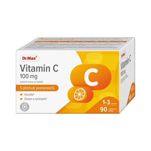 Dr. Max Vitamin C 100 mg 90 žvýkacích tablet