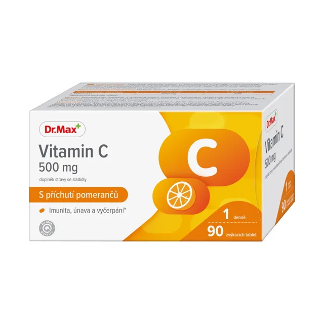 Dr. Max Vitamin C 500 mg 90 žvýkacích tablet