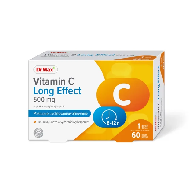 Dr. Max Vitamin C Long Effect 500 mg 60 kapslí