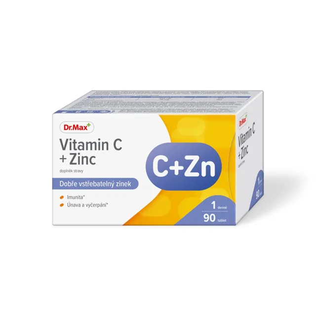 Dr. Max Vitamin C + Zinek 90 tablet