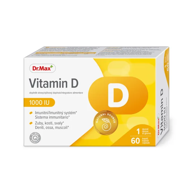 Dr. Max Vitamin D 1000 I.U. 60 kapslí