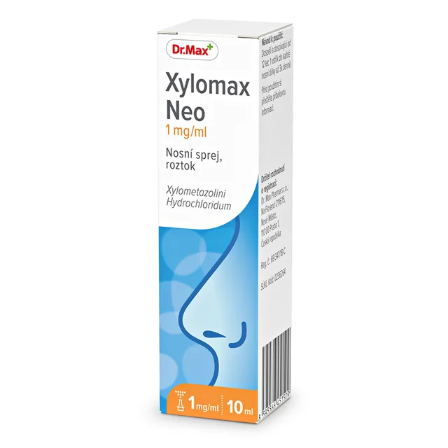 Dr. Max Xylomax Neo 1 mg/ml nosní sprej 10 ml
