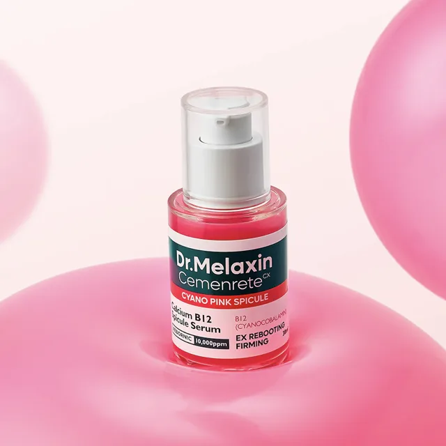 DR. MELAXIN - Cemenrete Cyano Pink Spicule Serum - Regenerační sérum s mikro‑spikulami a vitamínem B12 - 30 ml