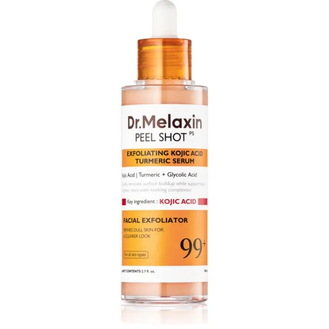 Dr. Melaxin Peel Shot Exfoliating Kojic Acid Turmeric Serum exfoliační peelingové sérum proti tmavým skvrnám 80 ml