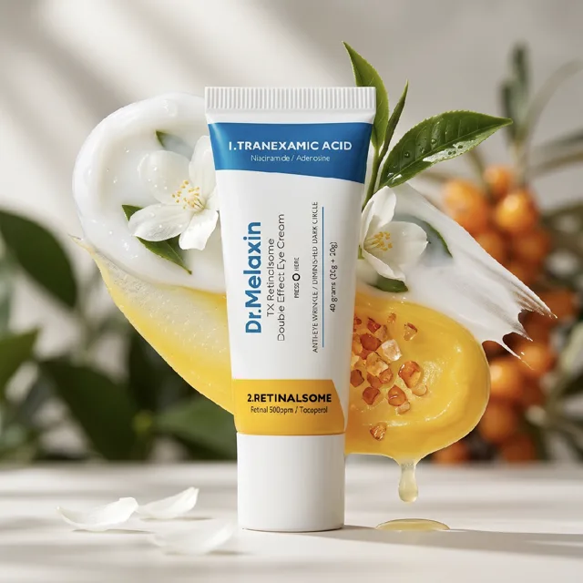 DR. MELAXIN - TX Retinalsome Double Effect Eye Cream - Zpevňující oční krém s tranexamovou kyselinou a lipozomálním retinalem - 40g