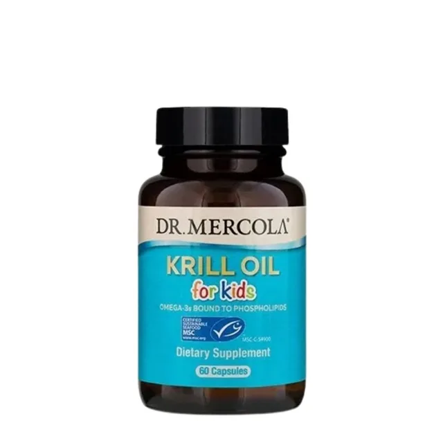 Dr. Mercola Krill olej pro děti 60 kapslí