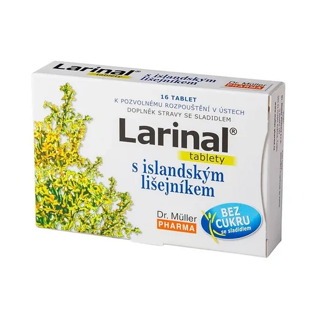 DR. MÜLLER Larinal se šalvějí a lékořicí 16 tablet