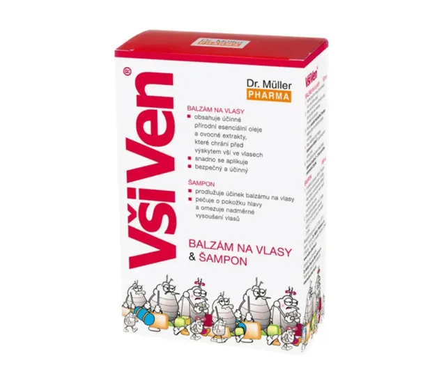 Dr. Müller Pharma Všiven balzám na vlasy a šampon 150+150 ml
