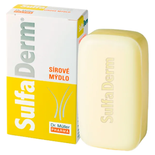 DR. MÜLLER SulfaDerm sírové mýdlo 90 g