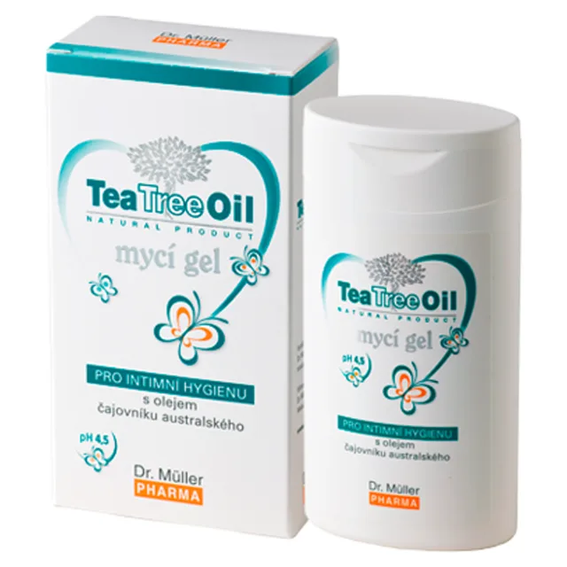 DR. MÜLLER Tea Tree Oil mycí gel pro intimní hygienu 200 ml