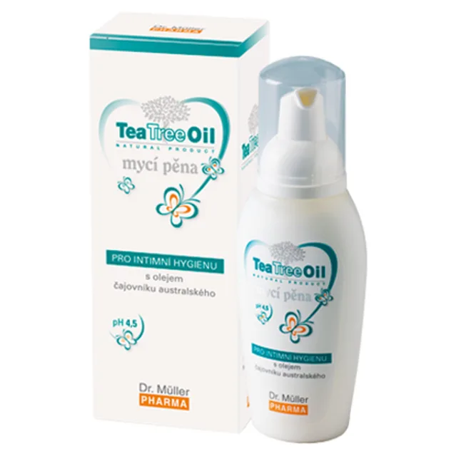 DR. MÜLLER Tea Tree Oil mycí pěna pro intimní hygienu 150 ml