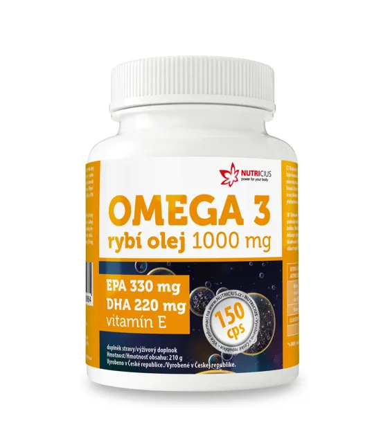 Dr.Natural OMEGA 3 rybí olej 1000 mg EPA330 mg DHA220 mg 150 kapslí