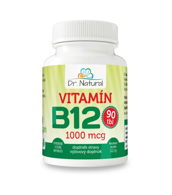Dr. Natural Vitamín B12 1 000 mcg 90 tablet