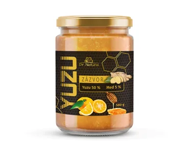 Dr.Natural Yuzu+Med+Zázvor 580g