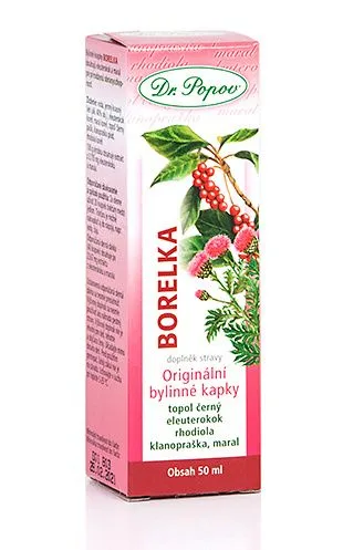 Dr. Popov Borelka bylinné kapky 50 ml