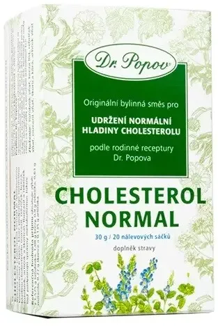 Dr.Popov Čaj Cholesterol normal 20 x 1,5 g