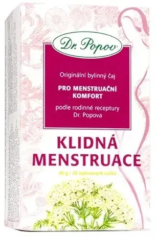 Dr.Popov Čaj Klidná menstruace 20 x 1,5 g