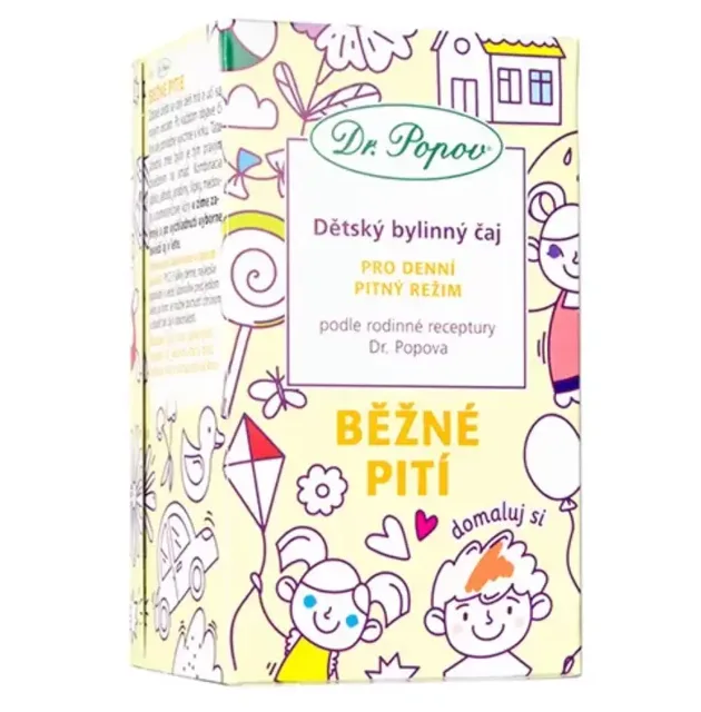 Dr.Popov Dětský bylinný čaj-Běžné pití 20 x 1.5g